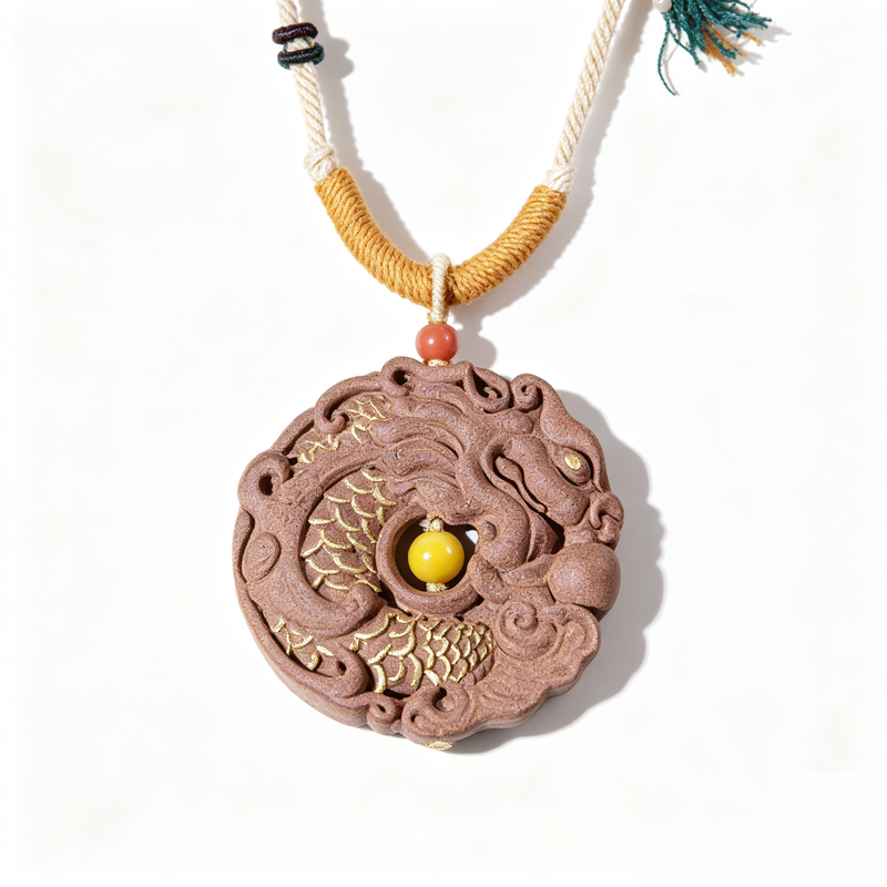 Dragon Medallion — Handmade Aroma Amulet | BEYUL