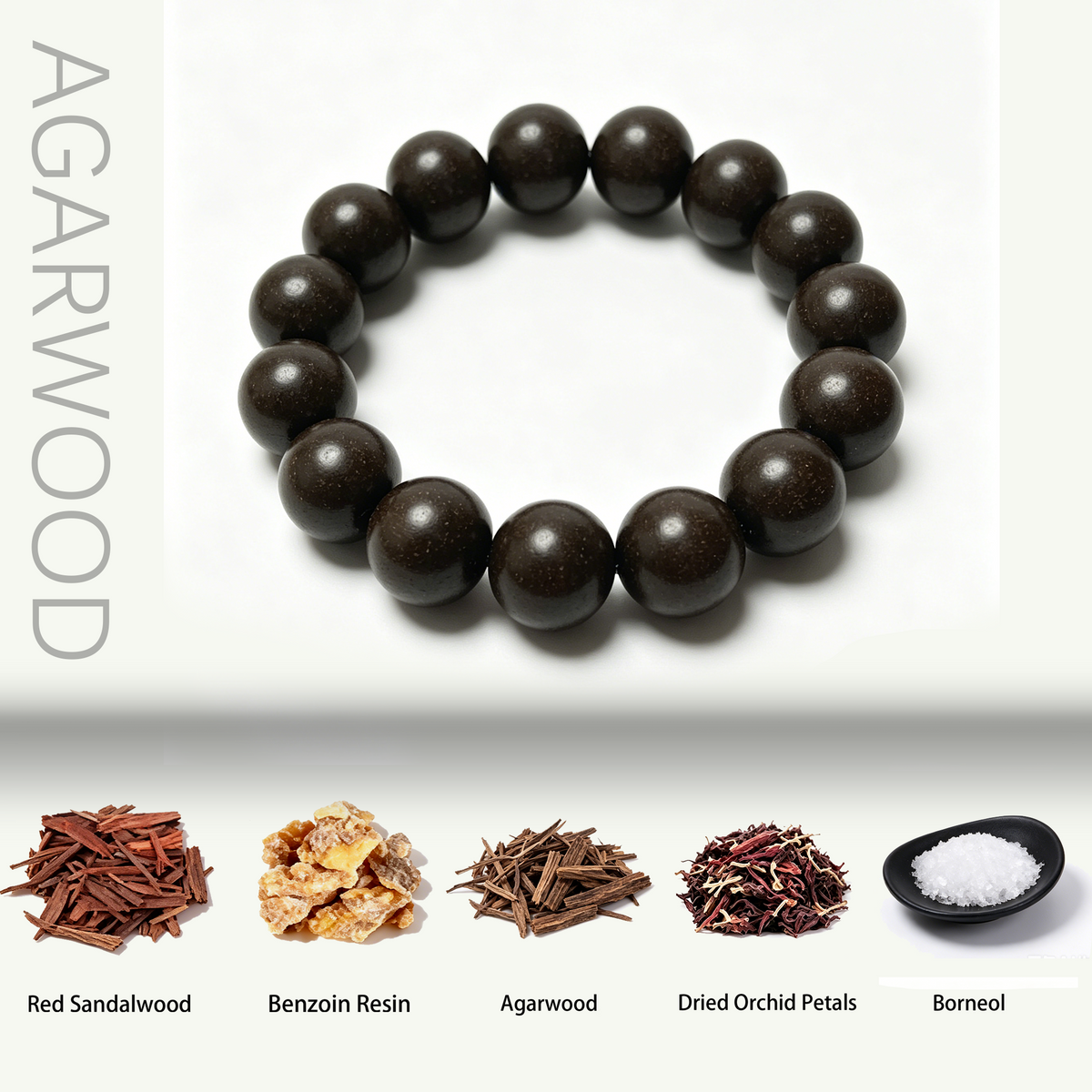 Meditation Mala Bracelet — Natural Incense Wood | BEYUL
