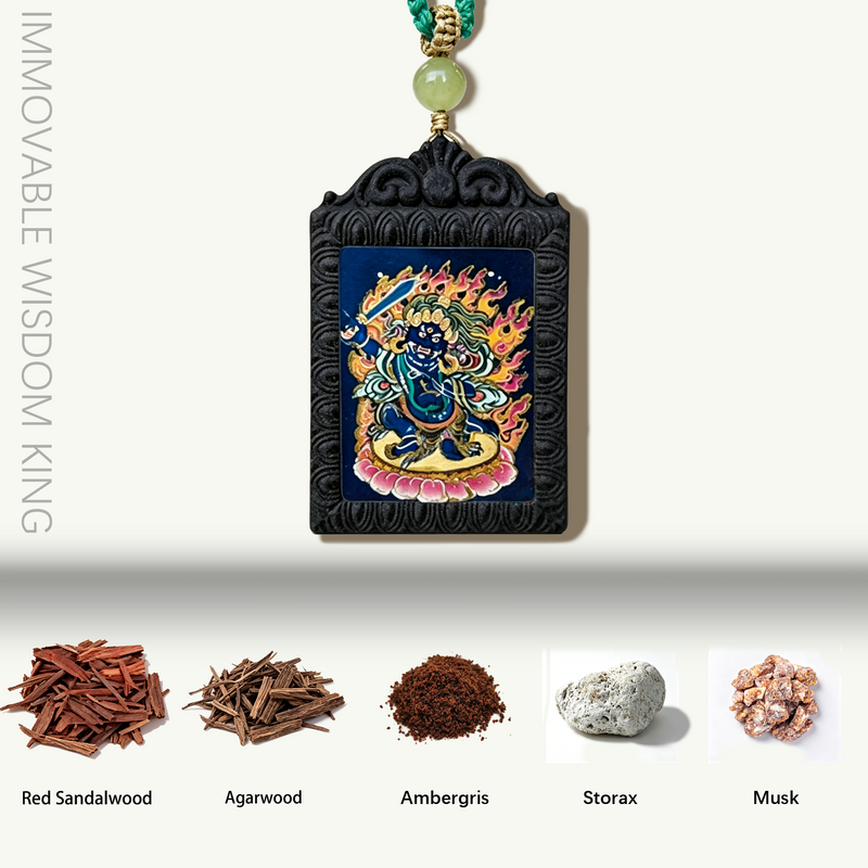 Sandalwood Incense Plaque — Acala Protection Art | BEYUL
